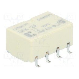 1 pcs x OMRON OCB - G6K-2F 12VDC - Relay: electromagnetic, DPDT, Ucoil: 12VDC, Icontacts max: 1A, SMD
