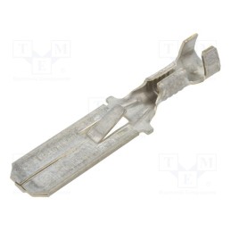 10 pcs x TE Connectivity - 42241-2 - Terminal: flat, 6.3mm, 0.8mm, male, 0.8÷2mm2, crimped, for cable