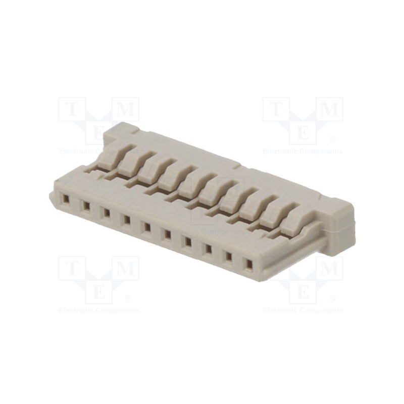 10 pcs x HIROSE - DF14-10S-1.25C - Connector: wire-board, DF14, plug, female, straight, w/o contacts