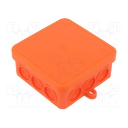 1 pcs x OBO BETTERMANN - A 11 HF RO - Enclosure: junction box, X: 85mm, Y: 85mm, Z: 40mm, polyetylene, IP55