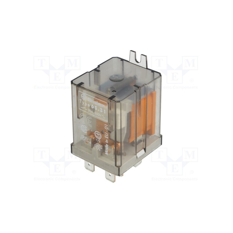 1 pcs x FINDER - 65.31.8.230.0000 - Relay: electromagnetic, SPST-NO + SPST-NC, Ucoil: 230VAC, 7.25kΩ