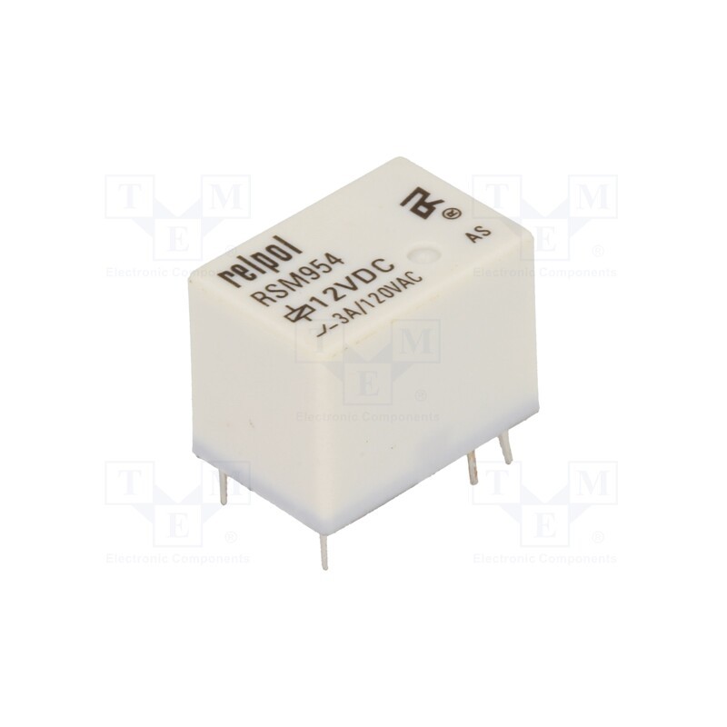 1 pcs x RELPOL - RSM954-0111-85-1012 - Relay: electromagnetic, SPDT, Ucoil: 12VDC, 3A, 3A/120VAC, 3A/24VDC