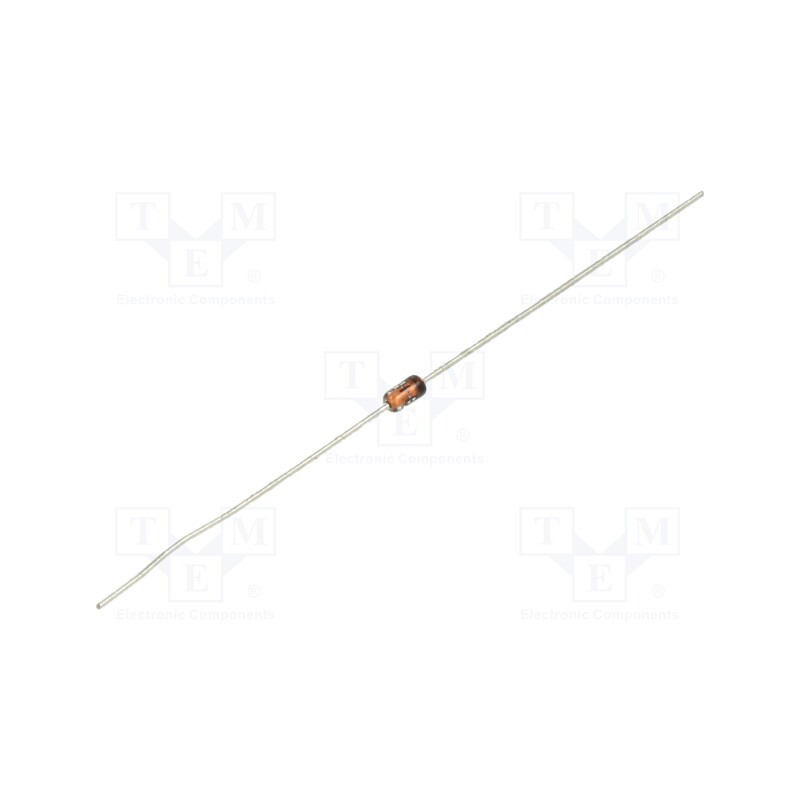 25 pcs x NEXPERIA - BZX79-B6V2,113 - Diode: Zener, 500mW, 6.2V, , DO35, single diode, Ir: 3uA