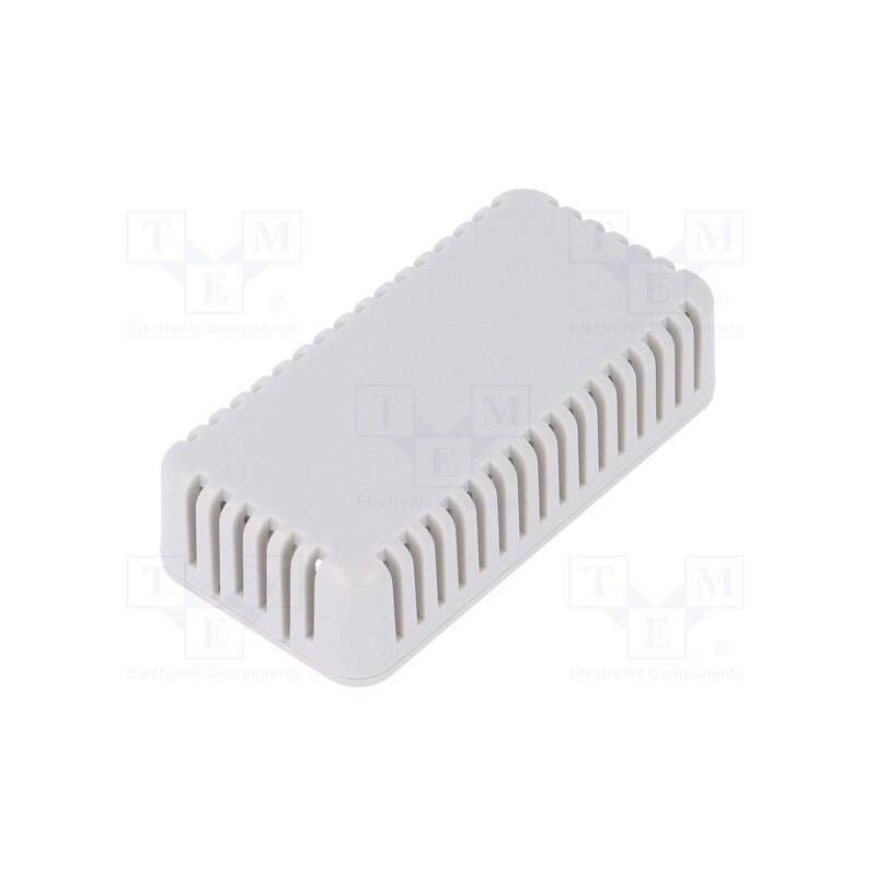 1 pcs x HAMMOND - 1551V2GY - Enclosure: multipurpose, X: 80mm, Y: 40mm, Z: 20mm, vented, 1551V, ABS