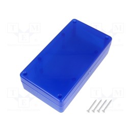 1 pcs x KRADEX - Z78BL - Enclosure: multipurpose, X: 84mm, Y: 154mm, Z: 42mm, ABS