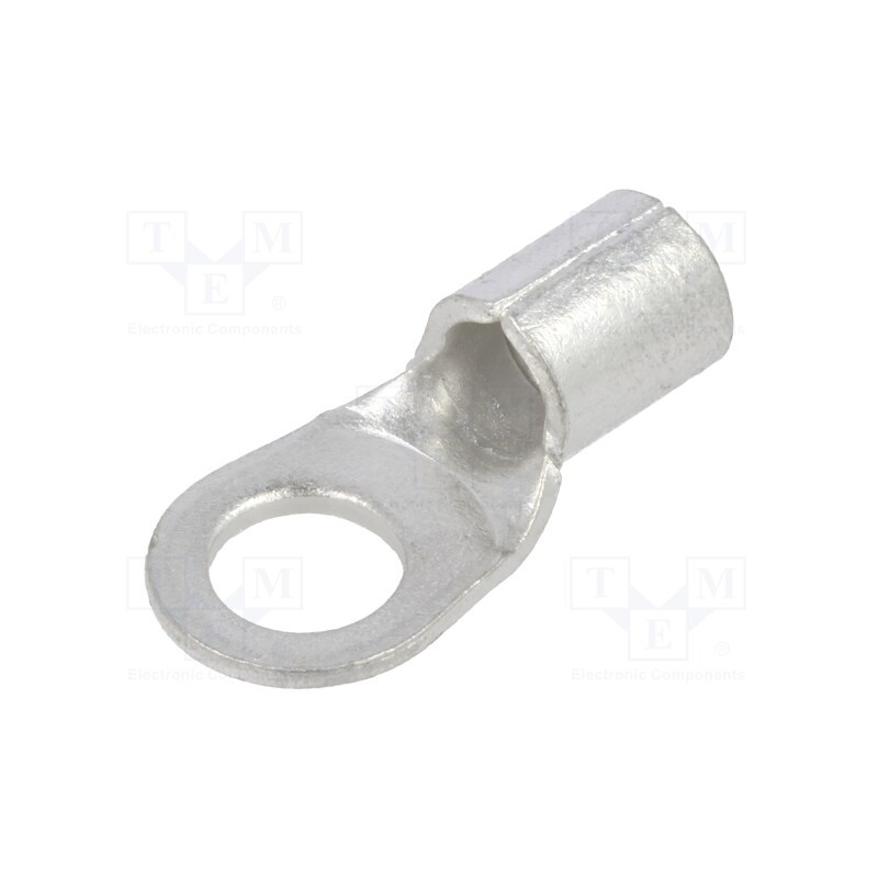 10 pcs x ERKO - KOA_6-10/100 - Tip: ring, M6, 10mm2, crimped, for cable, tinned, copper, 6.5mm