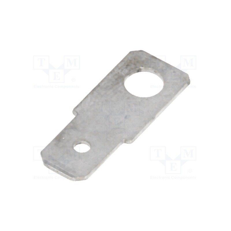 10 pcs x BM GROUP - BM 02002 - Terminal: flat, 6.3mm, 0.8mm, male, M4, non-insulated, screw, brass