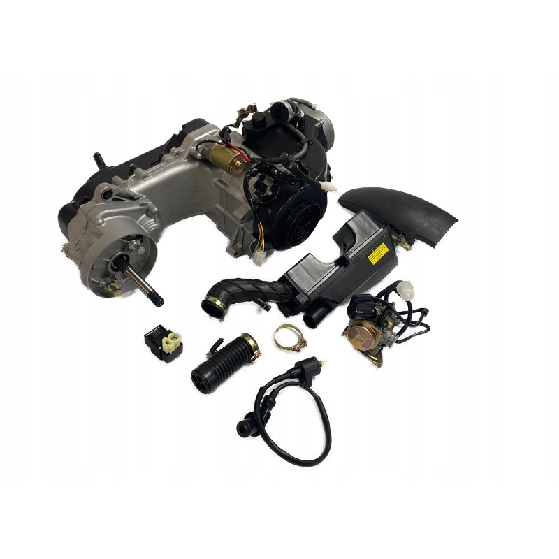 Engine 139qmb 4t gy6 80ccm 40cm drum long shaft filter