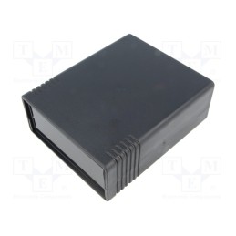 1 pcs x MASZCZYK - KM-42N BK - Enclosure: with panel, X: 91mm, Y: 111mm, Z: 43mm, ABS, black