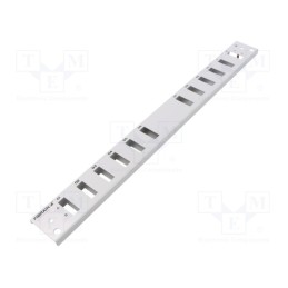 1 pcs x FIBRAIN - FB2032 - Front panel, 1U, Panel colour: grey