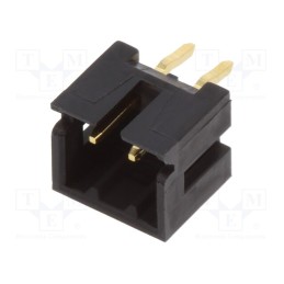 10 pcs x HIROSE - DF3-2P-2DSA(01) - Socket, wire-wire/PCB, male, DF3, 2mm, PIN: 2, THT, on PCBs, straight