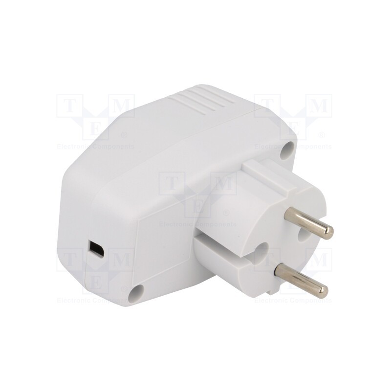 1 pcs x MASZCZYK - KM-46 GY - Enclosure: for power supplies, X: 45mm, Y: 70mm, Z: 40mm, ABS, grey