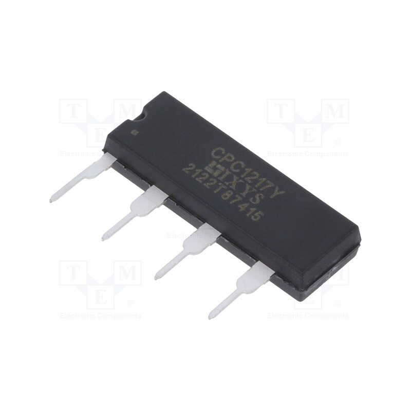 1 pcs x IXYS - CPC1217Y - Relay: solid state, SPST-NO, 200mA, max.60VAC, max.60VDC, 16Ω, THT