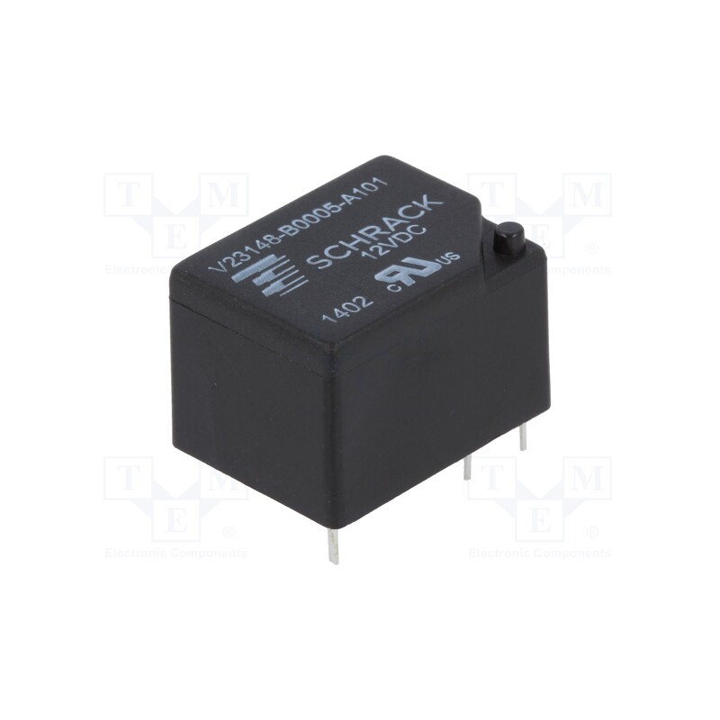 1 pcs x TE Connectivity - 1393204-7 - Relay: electromagnetic, SPDT, Ucoil: 12VDC, 7A, 7A/250VAC, 7A/24VDC