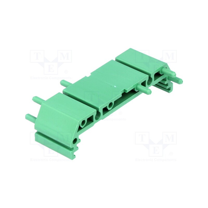 1 pcs x ELBAG - 72/22/GREEN - DIN rail mounting bracket, 72x22mm, Body: green