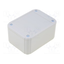 1 pcs x COMBIPLAST - CP-6115 - Enclosure: multipurpose, X: 60mm, Y: 80mm, Z: 40mm, ABS, grey, IP54