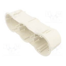 1 pcs x JONEX - PK-63/60 WHITE - Enclosure: junction box, Ø: 63mm, Z: 60mm, plaster embedded, deep
