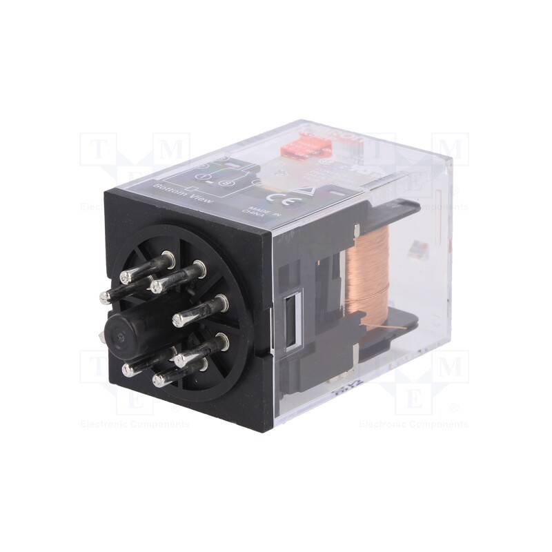 1 pcs x OMRON - MKS2P AC230 - Relay: electromagnetic, DPDT, Ucoil: 230VAC, Icontacts max: 10A