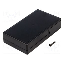 1 pcs x MASZCZYK - KM-26 BK - Enclosure: multipurpose, X: 62.5mm, Y: 108.5mm, Z: 24.8mm, ABS, black