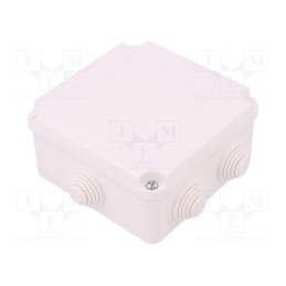 1 pcs x ELEKTRO-PLAST NASIELSK - 0222-00 - Enclosure: junction box, X: 108mm, Y: 108mm, Z: 58mm, wall mount