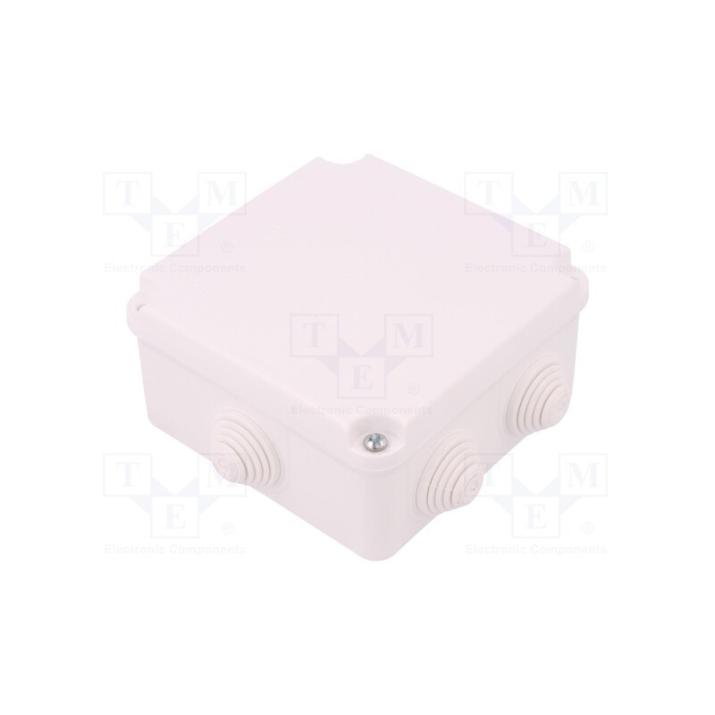 1 pcs x ELEKTRO-PLAST NASIELSK - 0222-00 - Enclosure: junction box, X: 108mm, Y: 108mm, Z: 58mm, wall mount