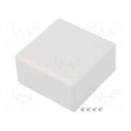 1 pcs x SUPERTRONIC - PP117G-S - Enclosure: multipurpose, X: 71mm, Y: 71mm, Z: 37mm, ABS, grey