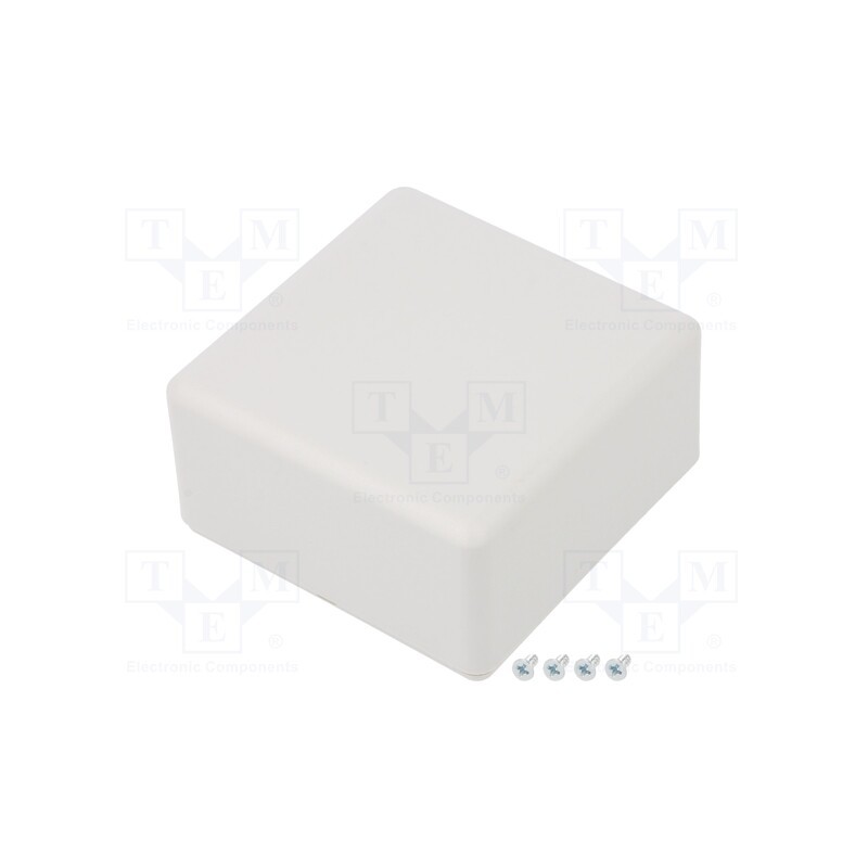 1 pcs x SUPERTRONIC - PP117G-S - Enclosure: multipurpose, X: 71mm, Y: 71mm, Z: 37mm, ABS, grey