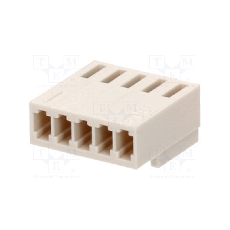 10 pcs x MOLEX - 22011052 - Plug, wire-board, female, KK, 2.5mm, PIN: 5, w/o contacts, for cable