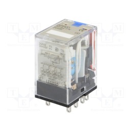 1 pcs x OMRON - MY4ZIN 24DC(S) - Relay: electromagnetic, 4PDT, Ucoil: 24VDC, Icontacts max: 5A, 0.9W