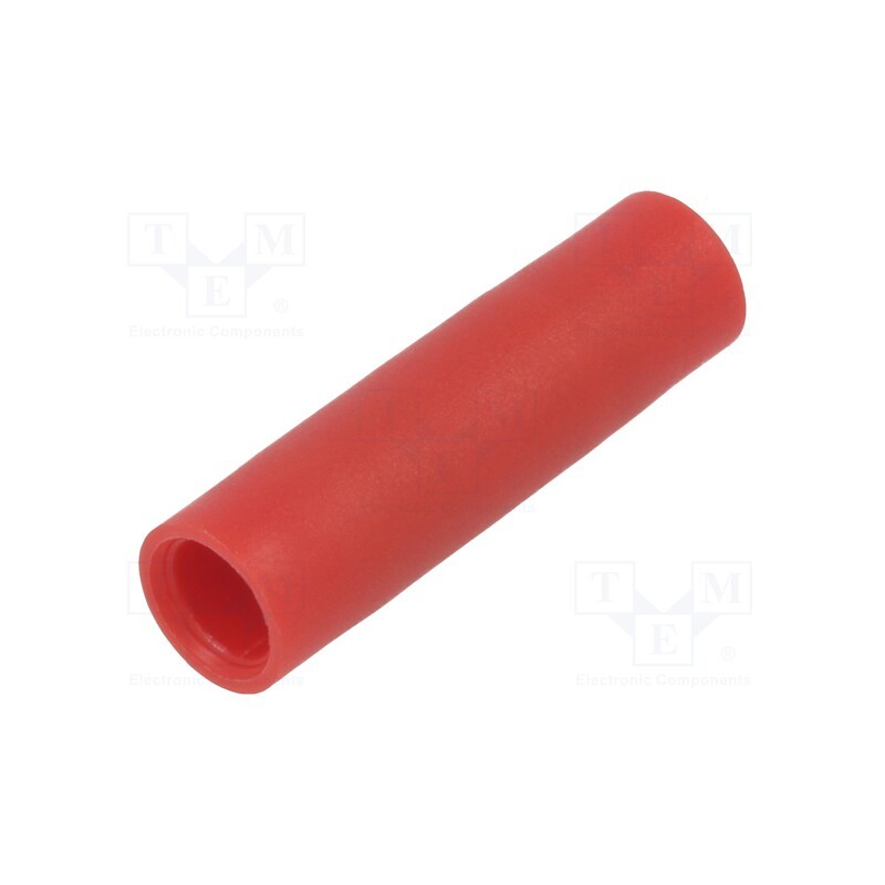 10 pcs x ERKO - KLE_4/50 - Tip: butt splice, insulated, copper, 4mm2, Insulation: polyamide