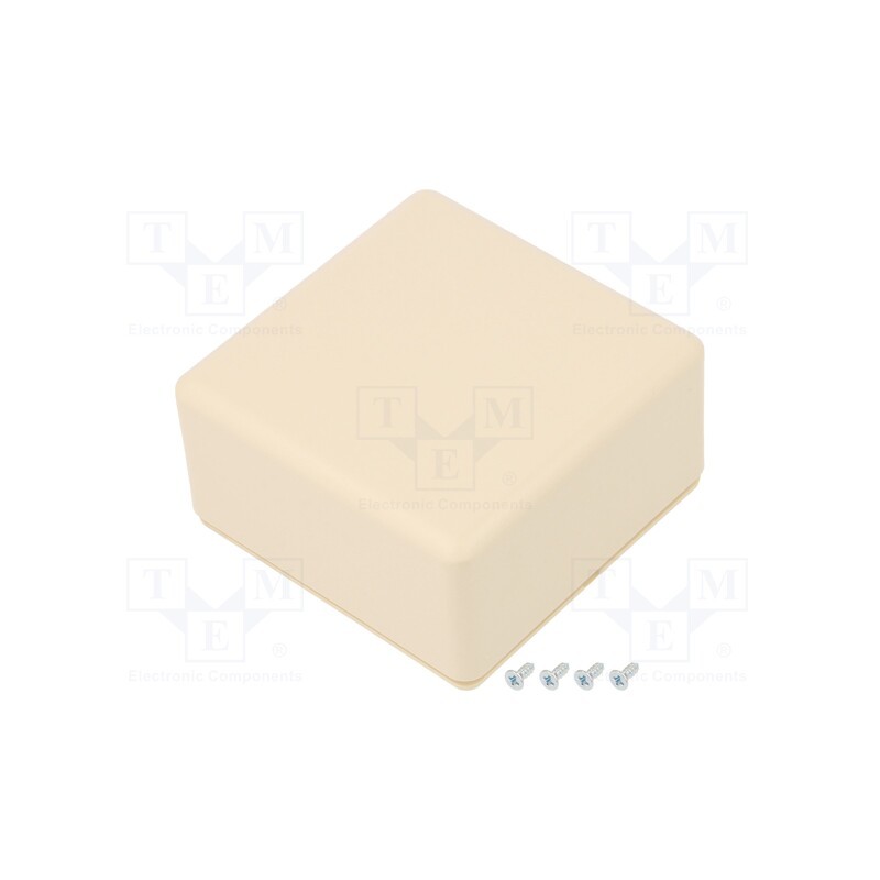 1 pcs x SUPERTRONIC - PP117M-S - Enclosure: multipurpose, X: 71mm, Y: 71mm, Z: 37mm, ABS, ivory