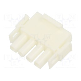 10 pcs x MOLEX - 50841045 - Plug, wire-wire/PCB, male/female, MLX, 6.35mm, for cable, PIN: 4
