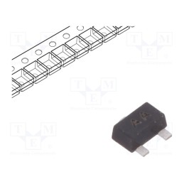 5 pcs x ONSEMI - 2N7002T - Transistor: N-MOSFET, unipolar, 60V, 0.073A, Idm: 800mA, 0.2W