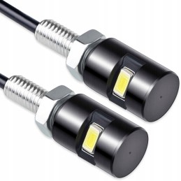 Motorcycle LED license plate illumination