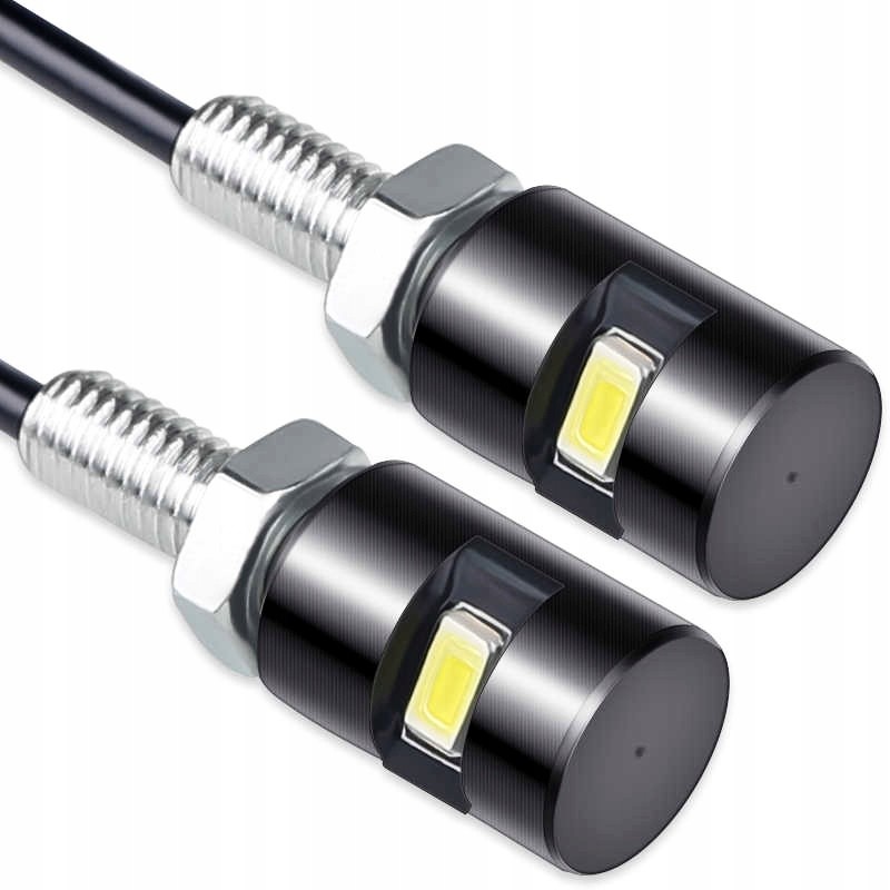 Motorcycle LED license plate illumination