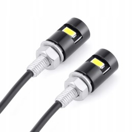 Motorcycle LED license plate illumination