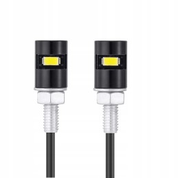 Motorcycle LED license plate illumination