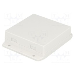 1 pcs x GAINTA - NUB808023WH - Enclosure: multipurpose, X: 80.6mm, Y: 80mm, Z: 23.5mm, ABS, white
