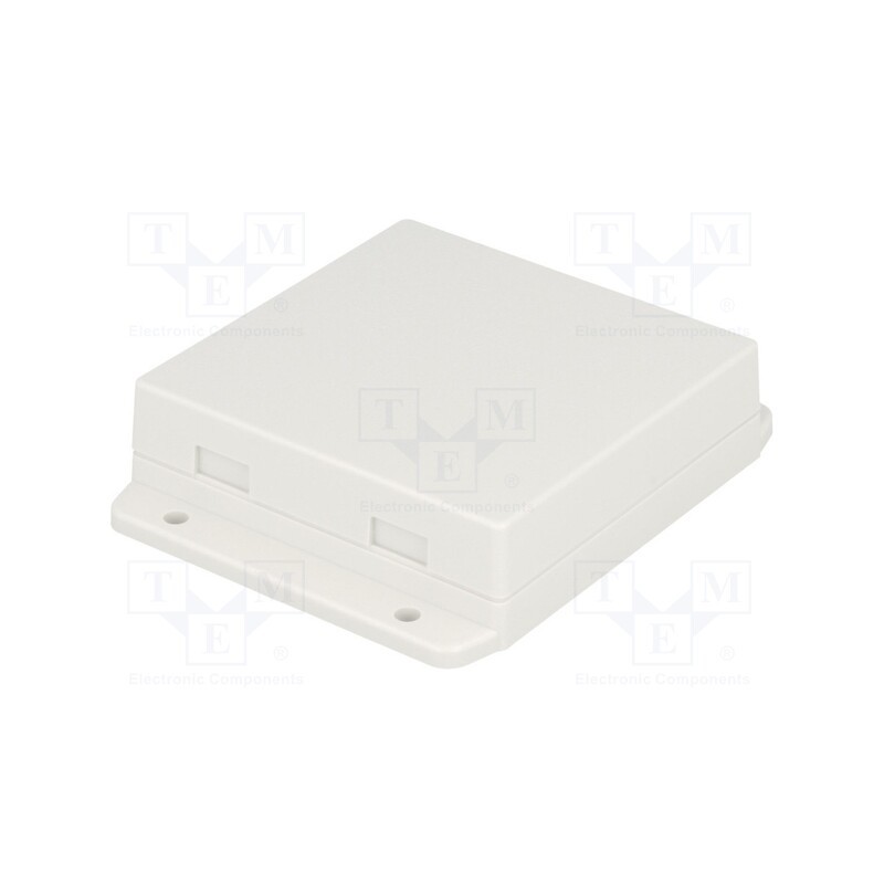 1 pcs x GAINTA - NUB808023WH - Enclosure: multipurpose, X: 80.6mm, Y: 80mm, Z: 23.5mm, ABS, white