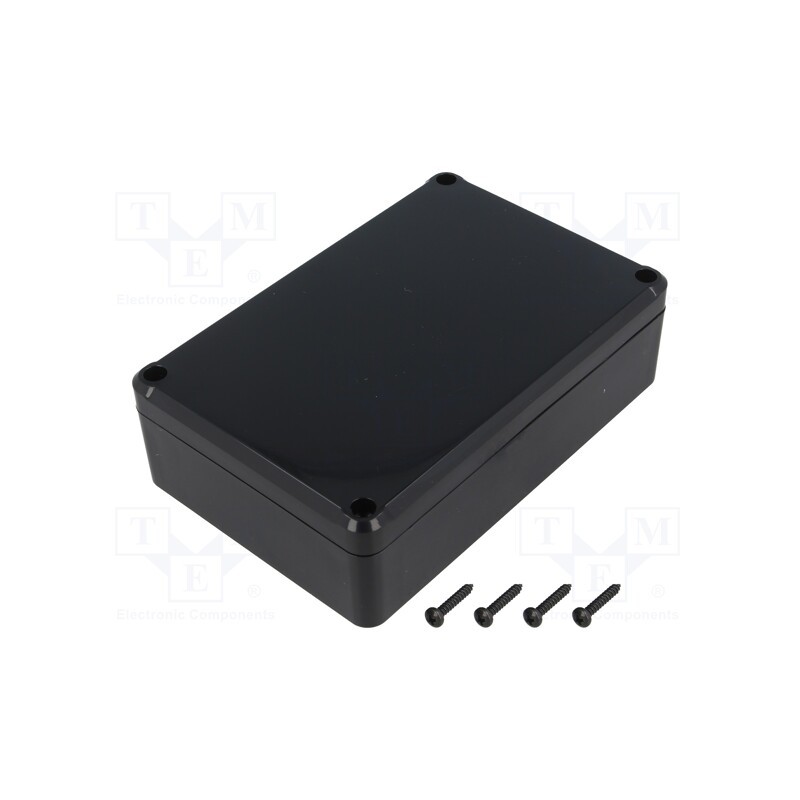 1 pcs x MASZCZYK - KM-76Z-U/BK - Enclosure: multipurpose, X: 80mm, Y: 120mm, Z: 36mm, ABS, black, IP55