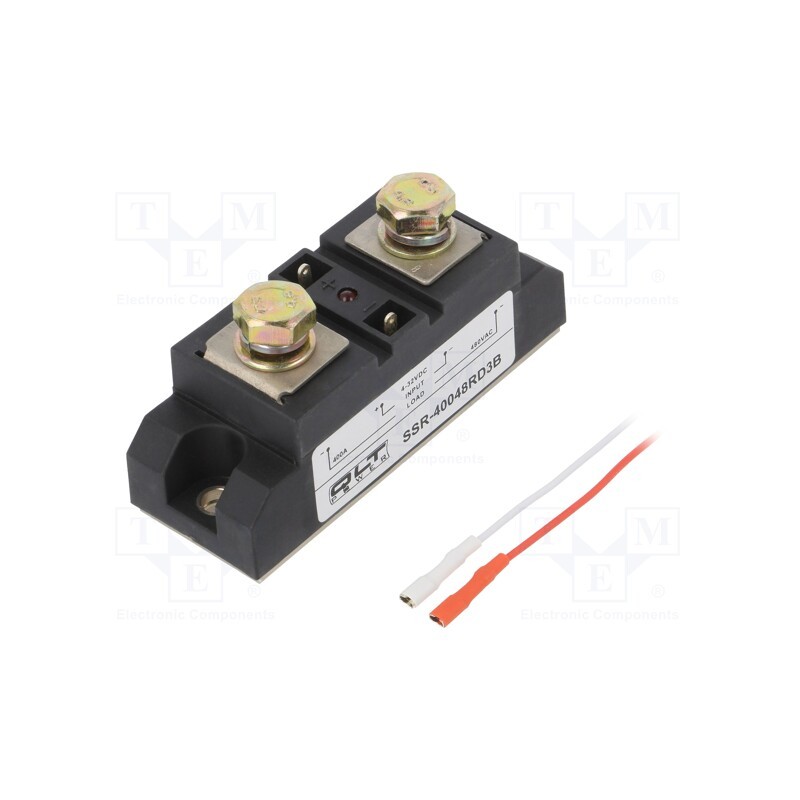 1 pcs x QLT POWER - SSR-40048RD3B - Relay: solid state, Ucntrl: 4÷32VDC, 400A, 44÷480VAC, Series: SSR-R