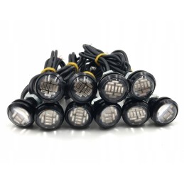 2x red stop light 12 LED eagle eye