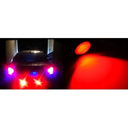 2x red stop light 12 LED eagle eye