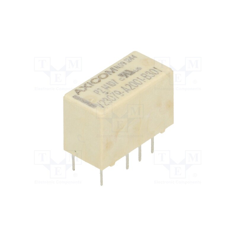 1 pcs x TE Connectivity - 3-1393789-5 - Relay: electromagnetic, DPDT, Ucoil: 5VDC, 2A, 0.5A/125VAC, THT