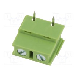 10 pcs x XINYA - XY128RB-2P 7.5MM GREEN - PCB terminal block, straight, 7.5mm, ways: 2, on PCBs, terminal