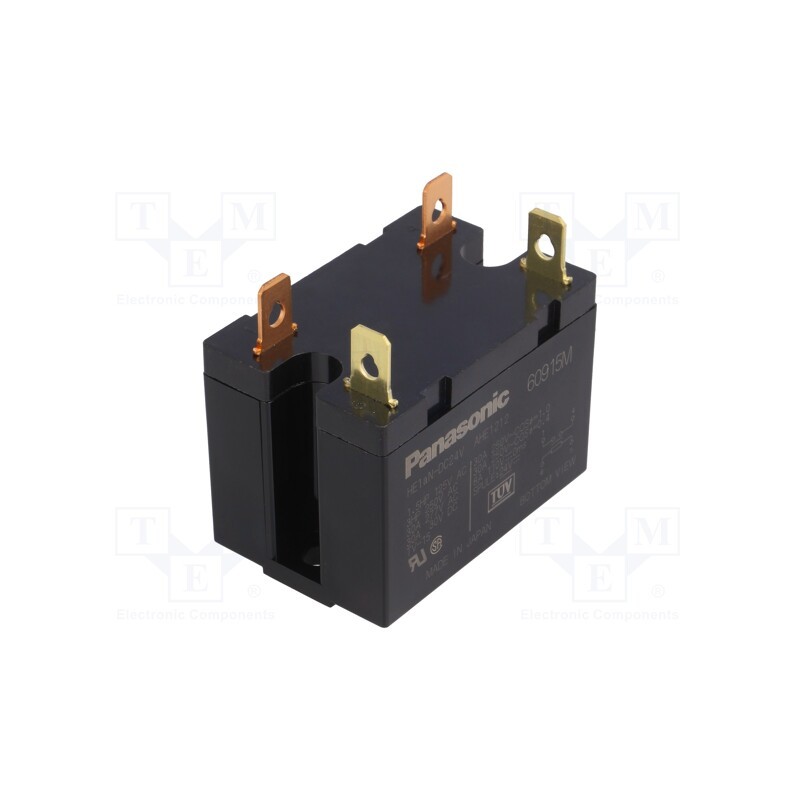 1 pcs x PANASONIC - HE1AN-DC24V - Relay: electromagnetic, SPST-NO, Ucoil: 24VDC, Icontacts max: 30A