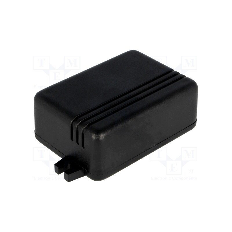1 pcs x MASZCZYK - KM-86 BK - Enclosure: multipurpose, X: 51mm, Y: 71mm, Z: 27mm, with fixing lugs