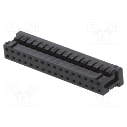 10 pcs x HIROSE - DF11-32DS-2C - Plug, wire-wire/PCB, female, DF11, 2mm, PIN: 32, w/o contacts