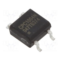 1 pcs x IXYS - CPC1004N - Relay: solid state, 300mA, max.100VDC, SMT, SOP4, 4.09x3.81x2.03mm