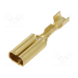 10 pcs x VOGT - 3762A.60 - Terminal: flat, 2.8mm, 0.8mm, female, 0.14÷0.3mm2, crimped, brass